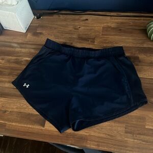 Under Armour Womens Shorts Size Medium Navy
